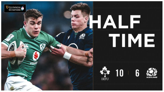 Ireland vs Scotland HT 6Ns 2020